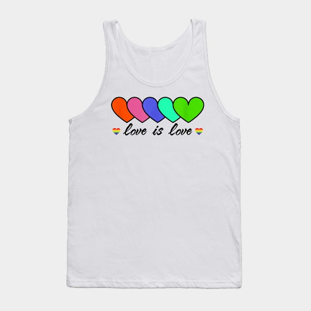 Love is love Tank Top by lostbearstudios